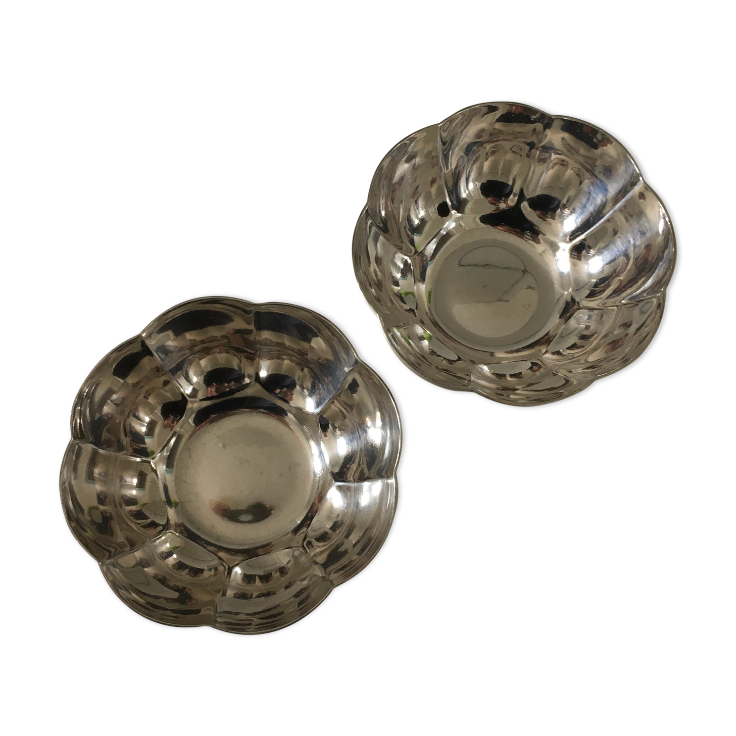 Christofle 2 silver metal cups