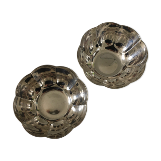 Christofle 2 silver metal cups