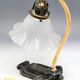 Lampe de chevet en verre et métal Art Nouveau du début du 20e siècle, Autriche, années 1890.