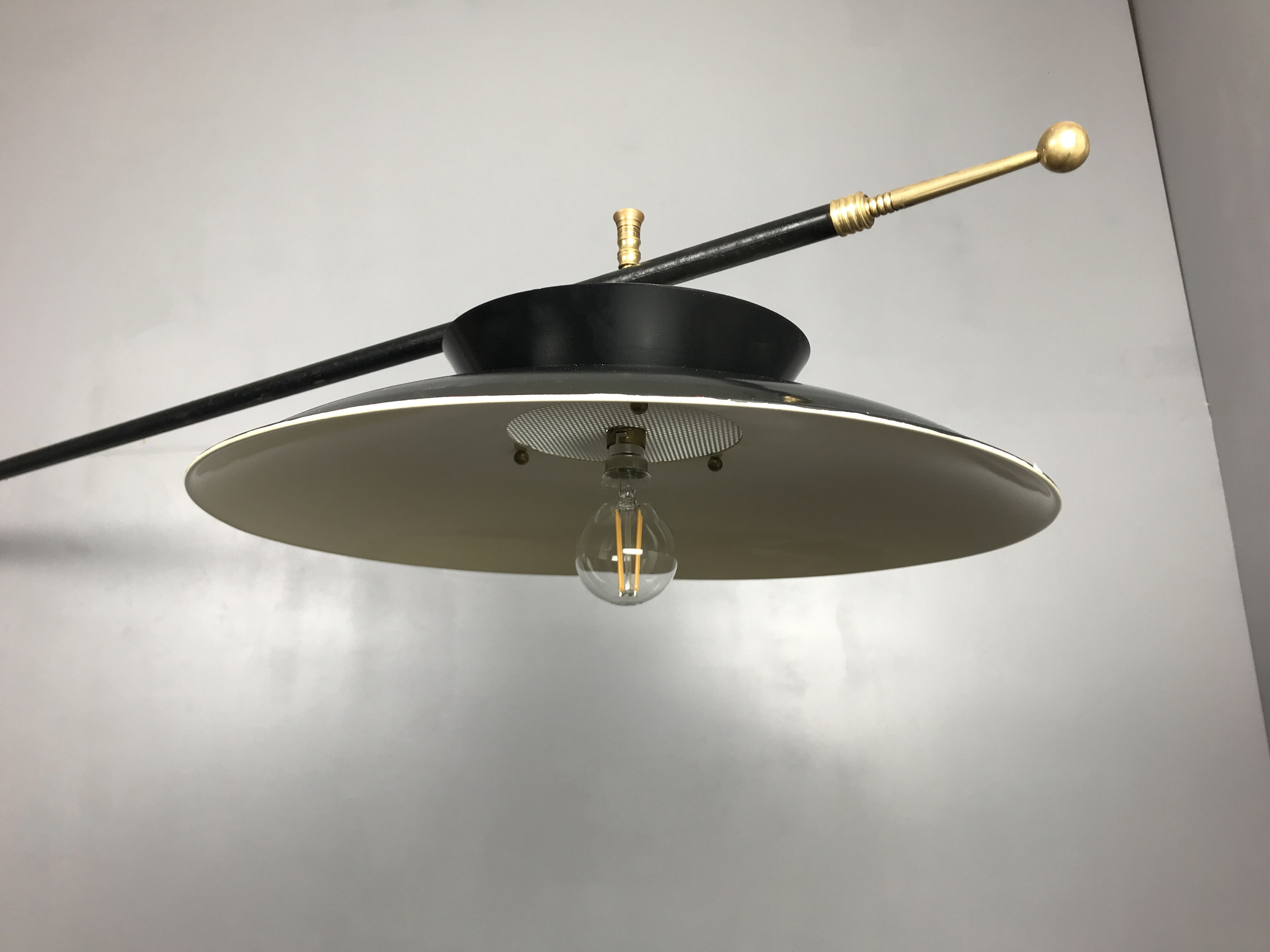 Arlus stem Wall lamp circa 1950