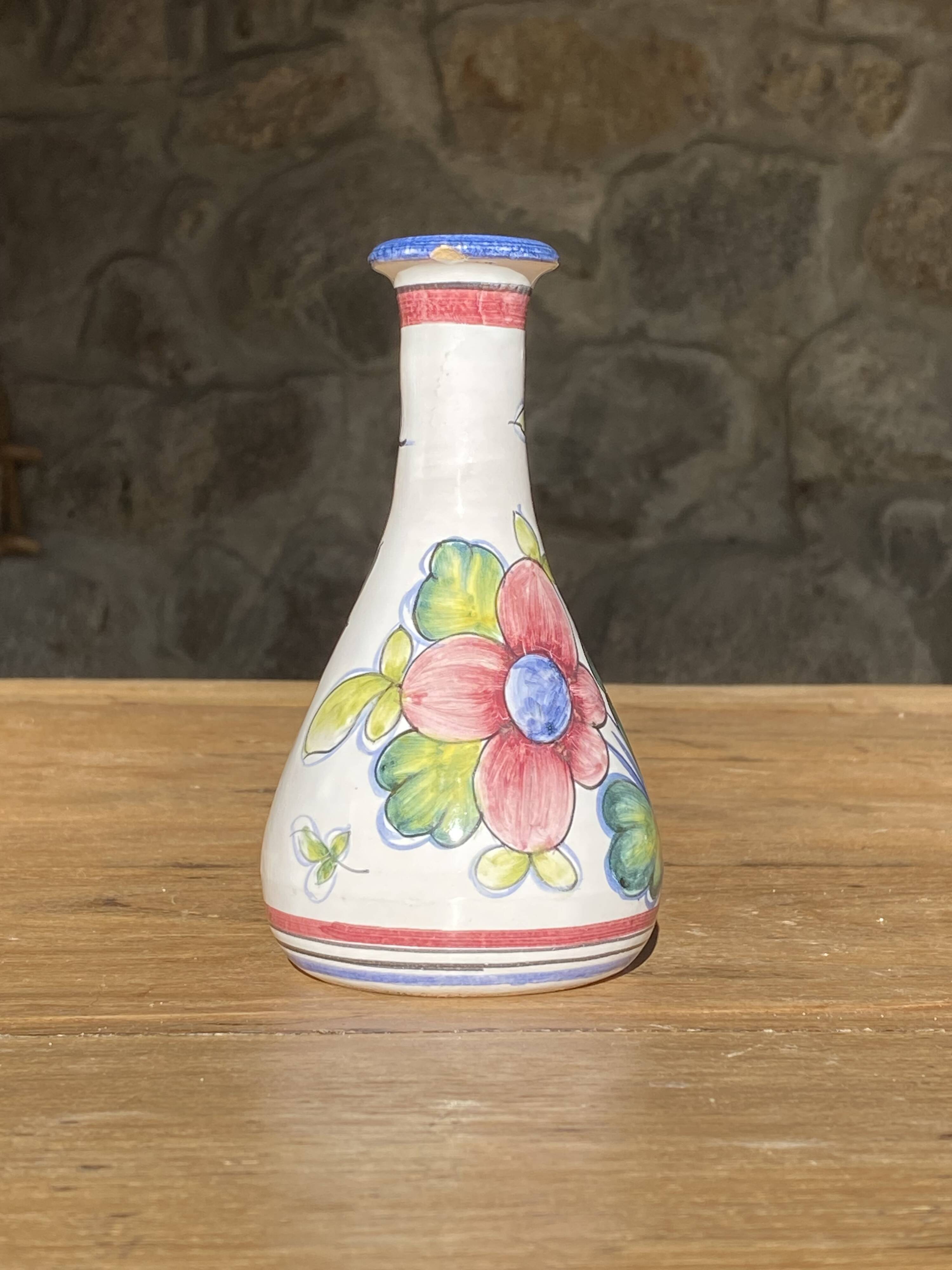 Coimbra earthenware bottle vase
