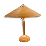 Pencil reed table lamp 1970s