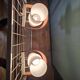 Louis kalff (1897-1976) for philips, pair of nx40 wall lights in wood, opaline glass, and lacquered metal,