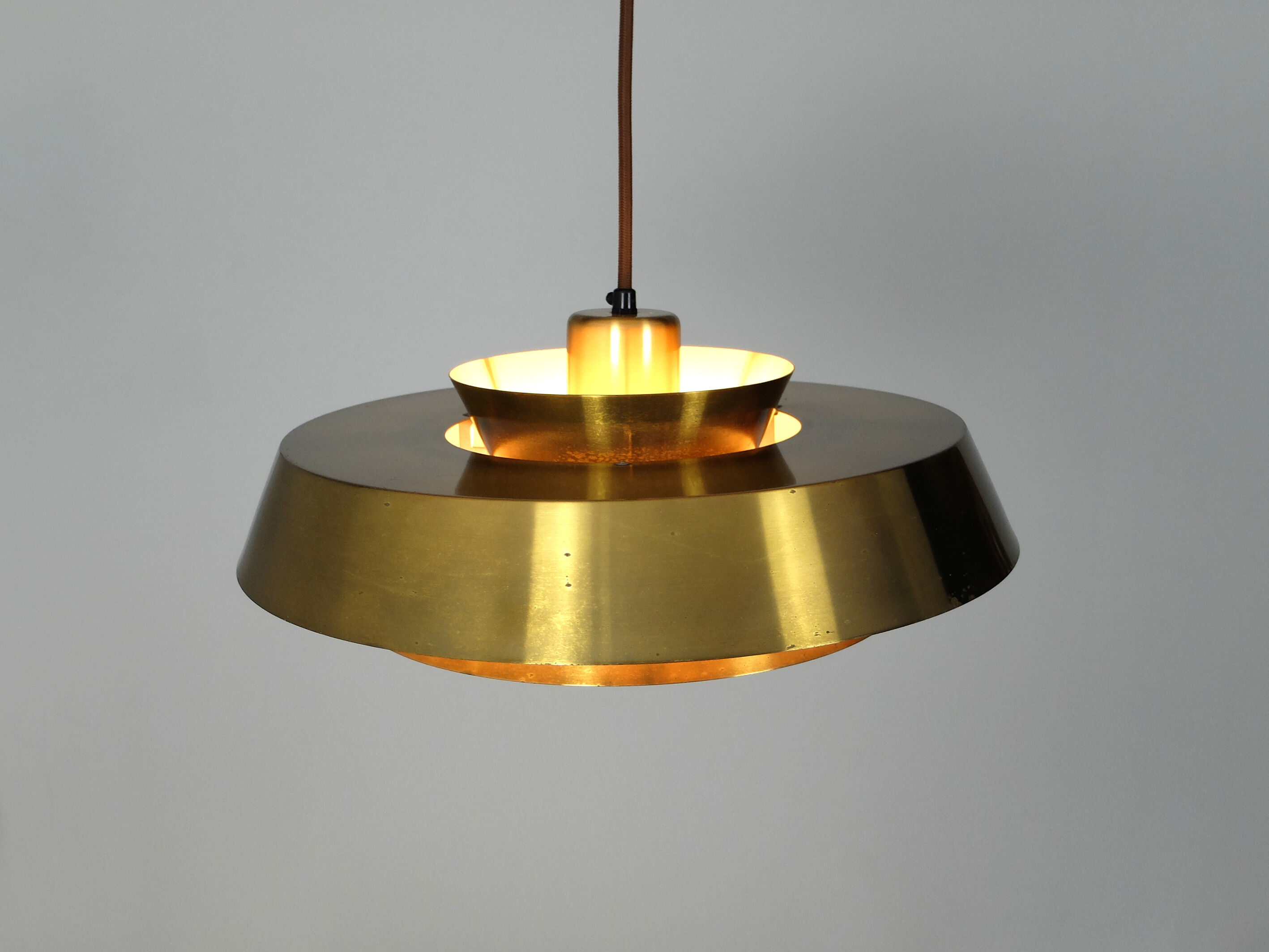 Hanging lamp Nova Brass Jo Hammerborg for Fog & Morup