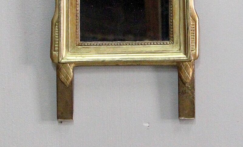 Miroir en bois doré, style Louis XVl, début XXe