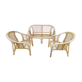 Vintage rattan lounge