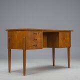 Small Mid-Century Danish Teak Desk, 1970s