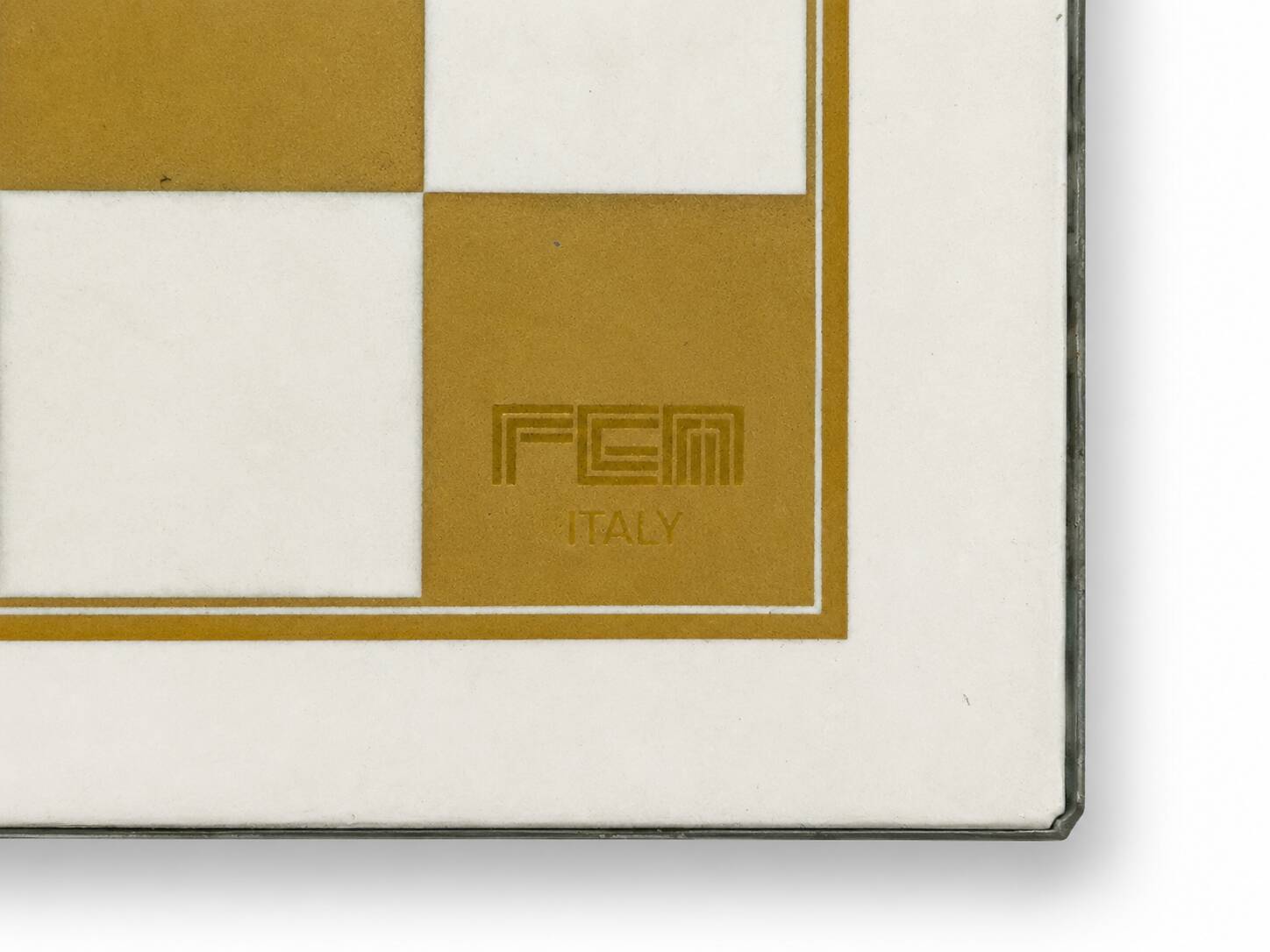 FEM chessboard Italy in glass 1970s