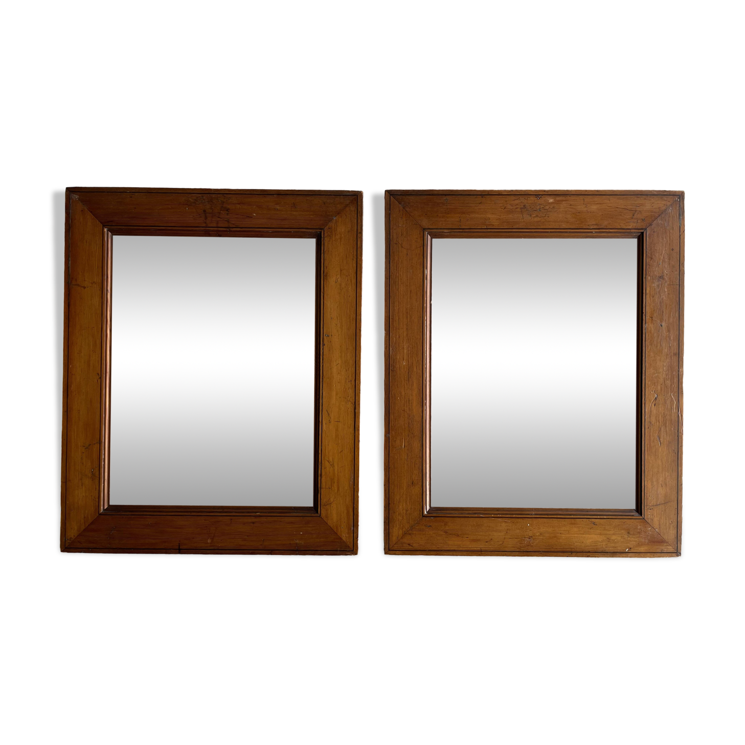 Set of 2 old pichpin frames, key mounting