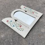 Antique shuttered mirror