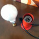 Lampe orange années 70