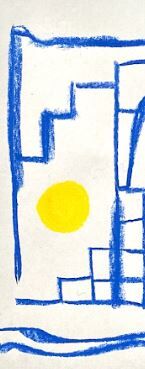 Illustration "escaping" - A4