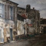 Painting rue de Paris by Germain Delatousche