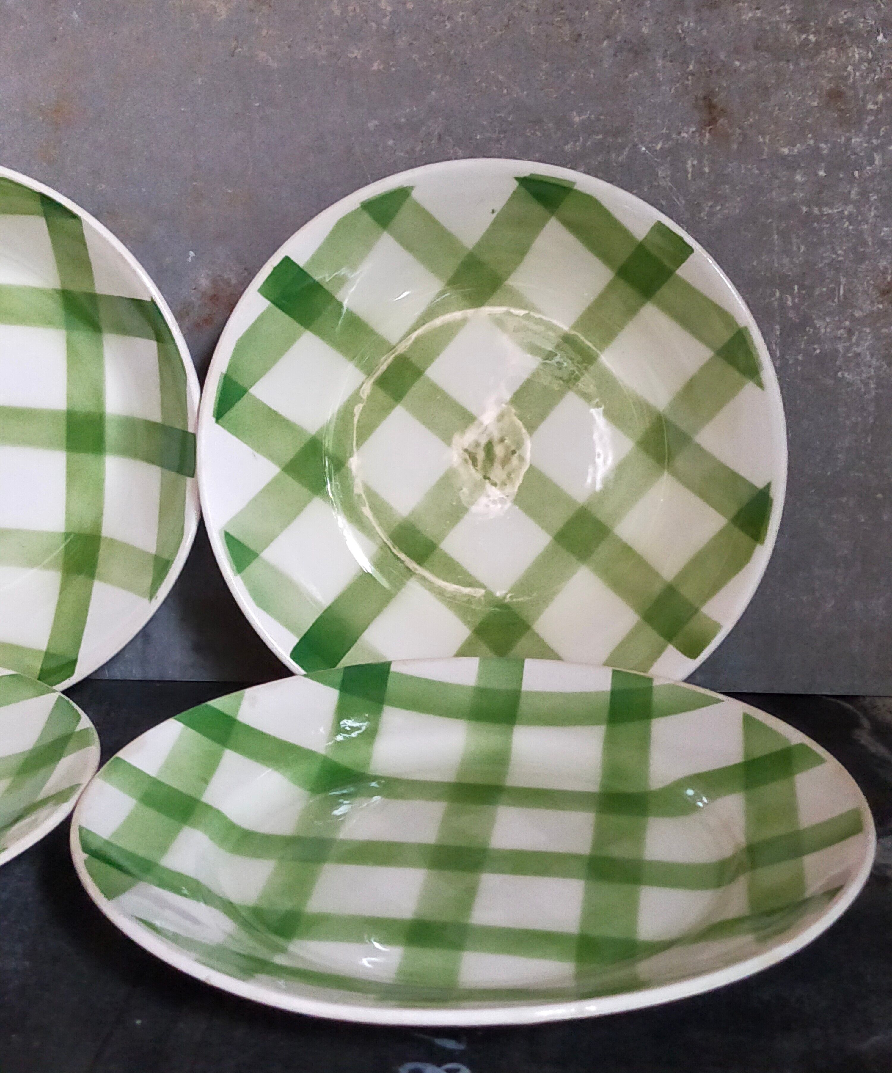Set of plates Moulin des Loups vintage