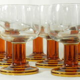 12 vintage stemware