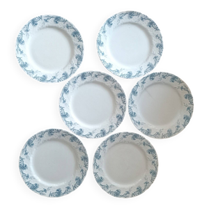 6 assiettes modèle Kléber