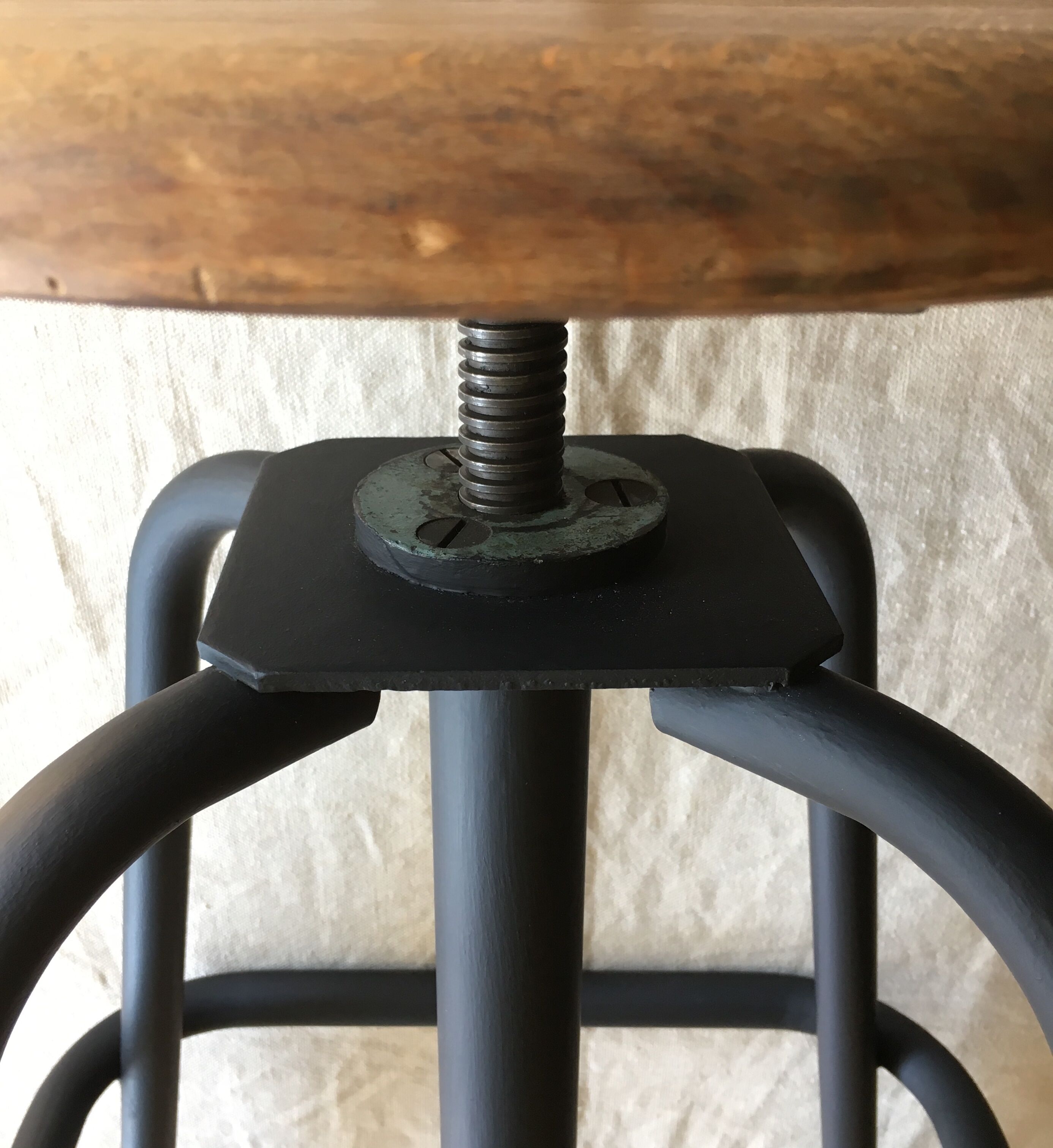 Industrial shop stool