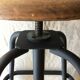 Tabouret d'atelier industriel