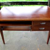 Scandinavian teak desk from the 60s, vintage design