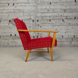 Vintage red armchair