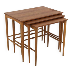 tables gigognes en teck,