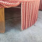 Série de 4 Fauteuils crapauds en velours ancien 1930s