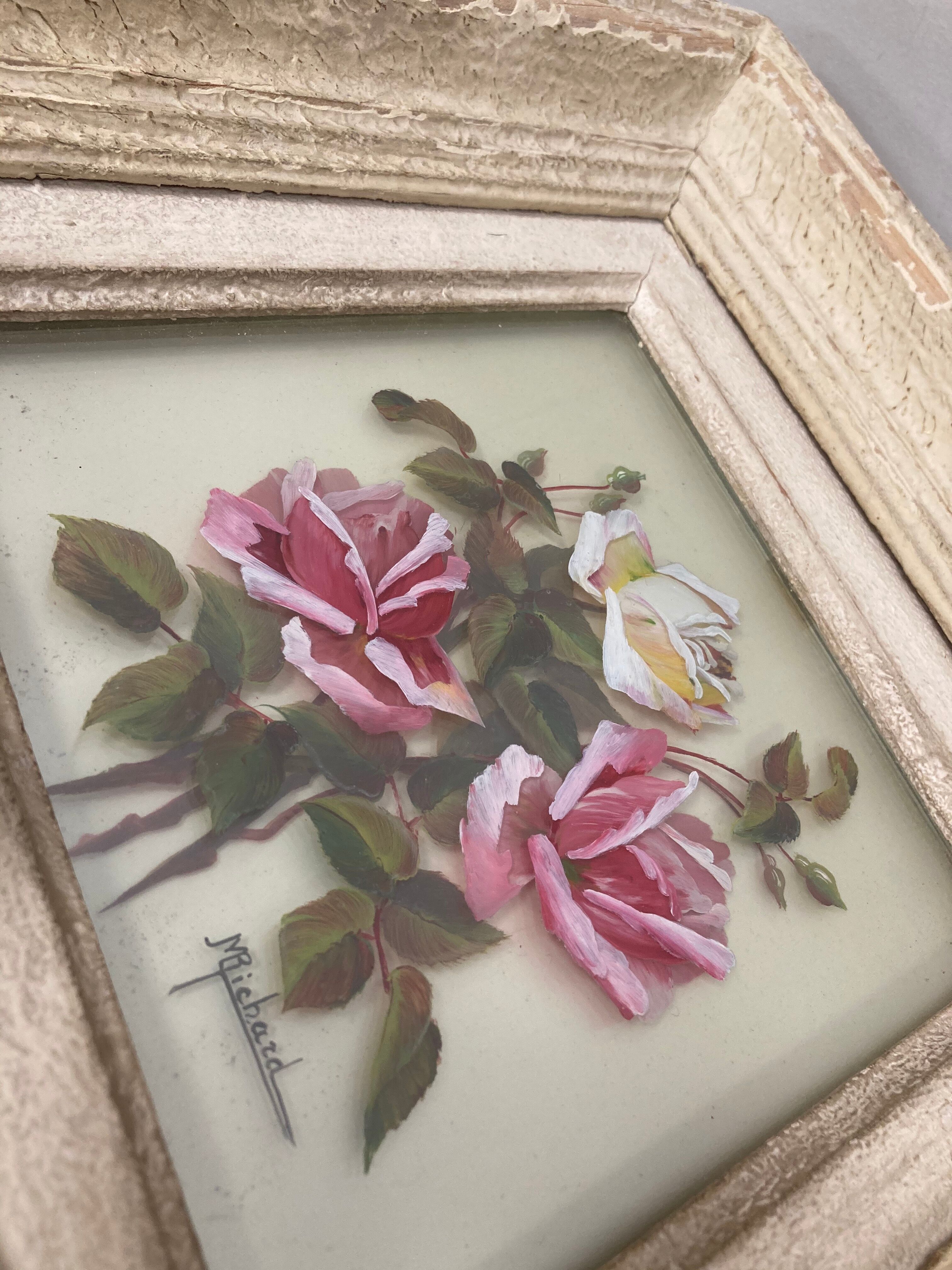 Vintage rose painting