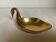 Zoomorphic swan brass trinket tray/ring holder