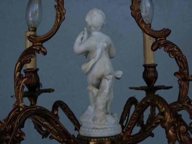 Napoleon III biscuit baby chandelier