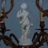 Napoleon III biscuit baby chandelier