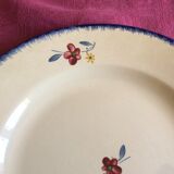 Plat rond Digoin Sarreguemines Mary-Lou