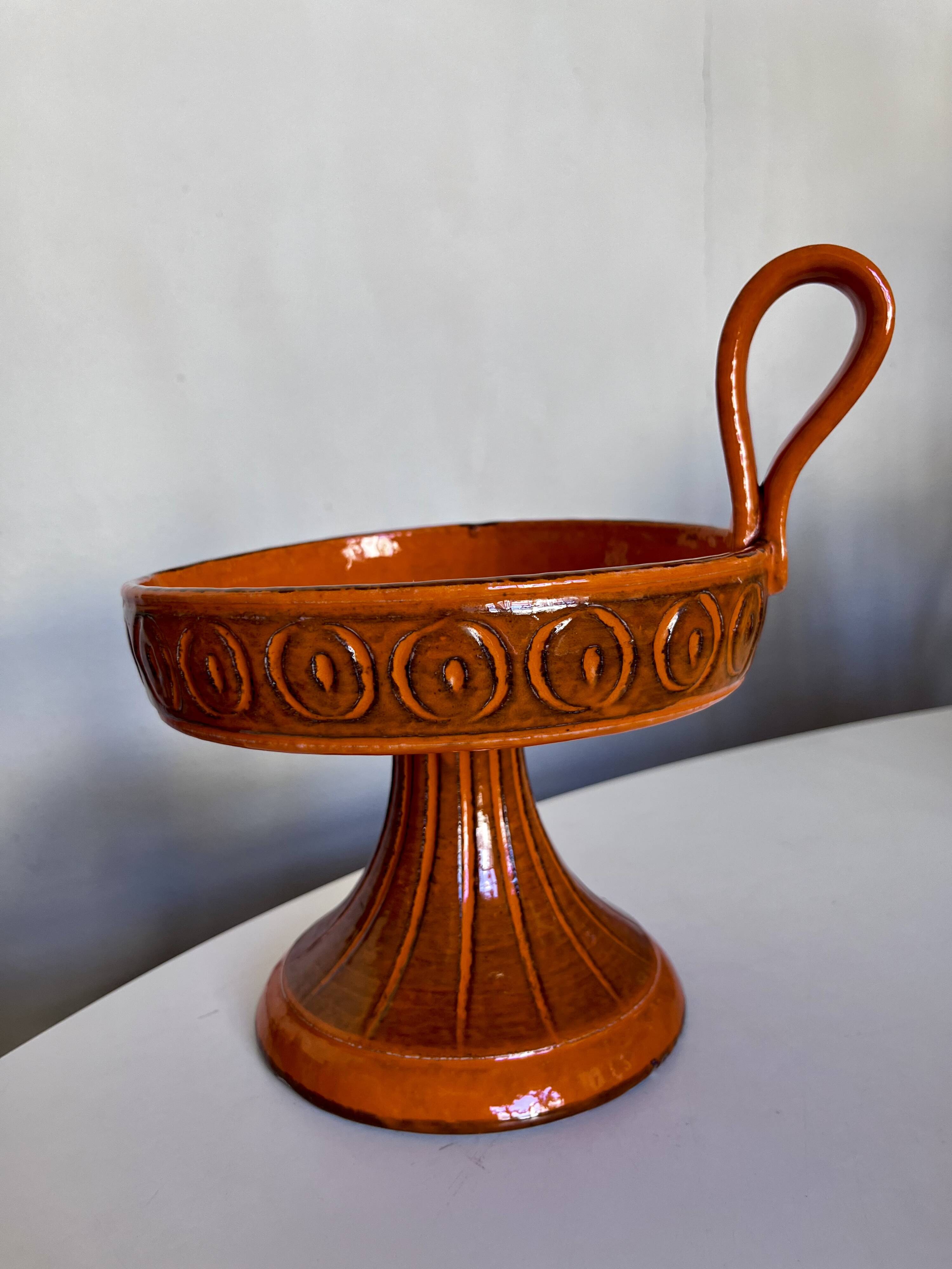 Ceramic, Aldo Londi centrepiece for Bitossi XXL, 1960