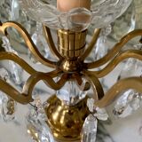 Paire de lampes en cristal