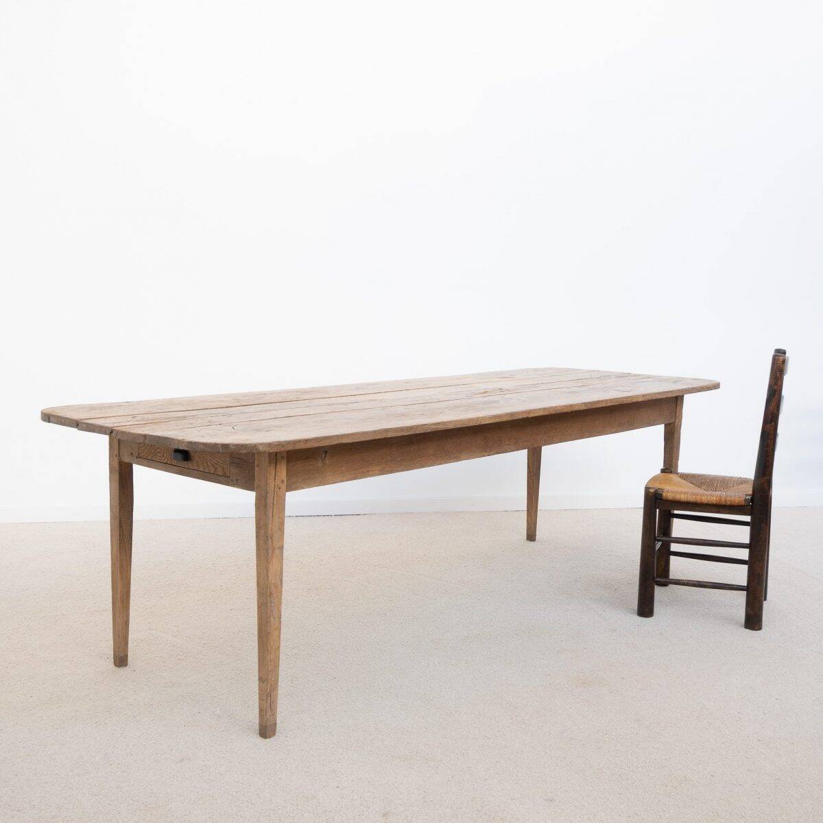 Antique oak farmhouse table – 19th century