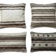 Set of 4 vintage kilim cushion covers 51x51 cm