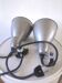 Paire de lampes industrielles design années 60