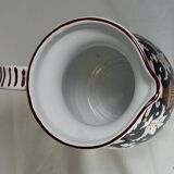 Archaic Italian pitcher from Siena in hand-painted ceramic – animal decoration