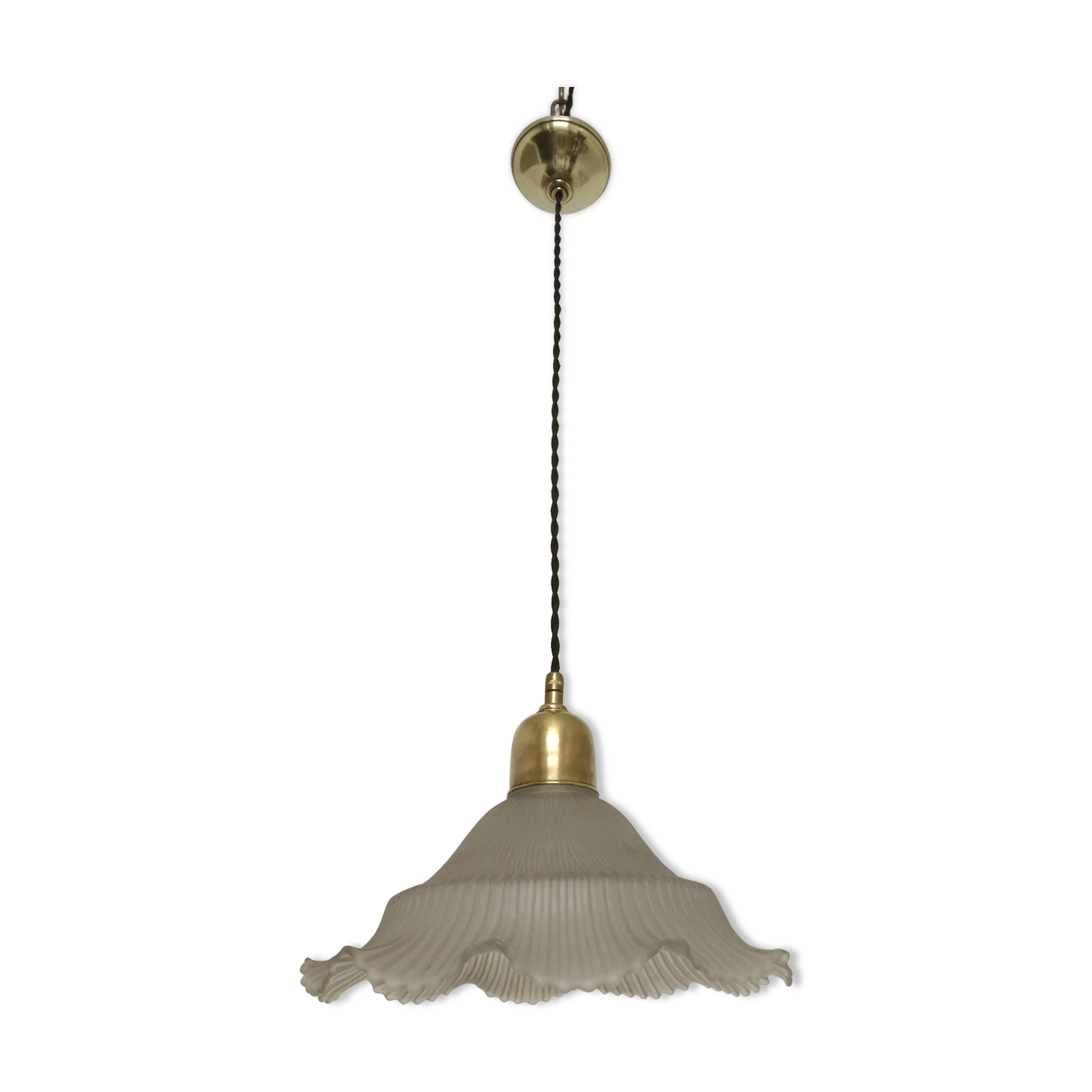 Vintage shortbread glass suspension