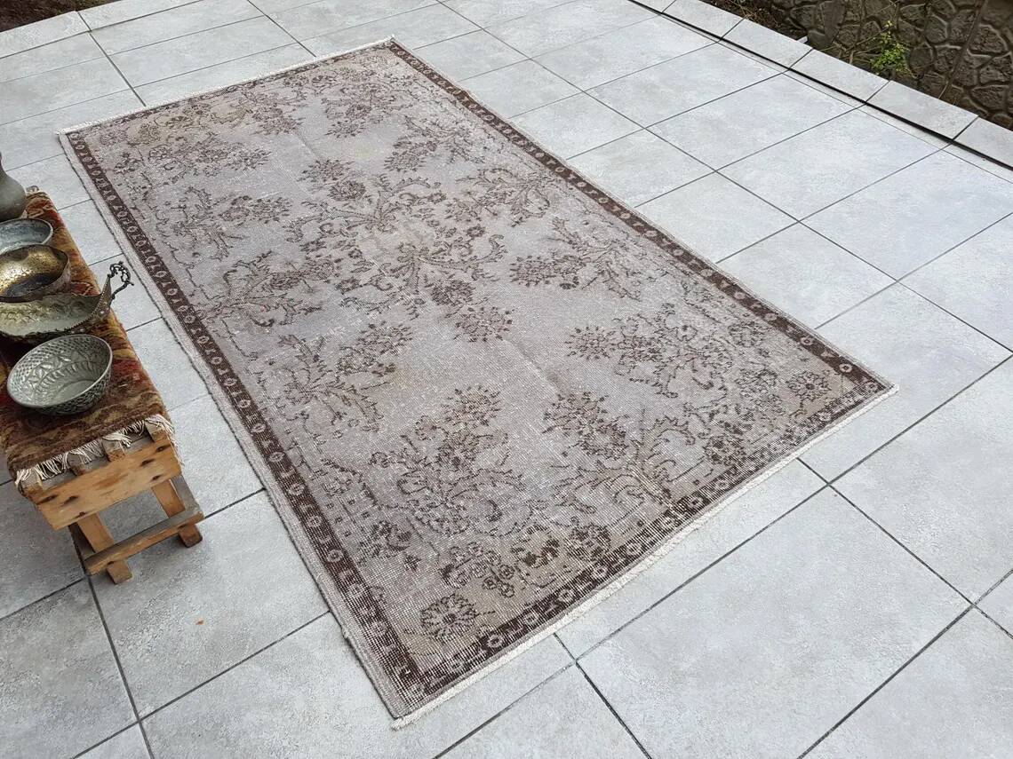 Tapis Oushak antique bohémien sku v772