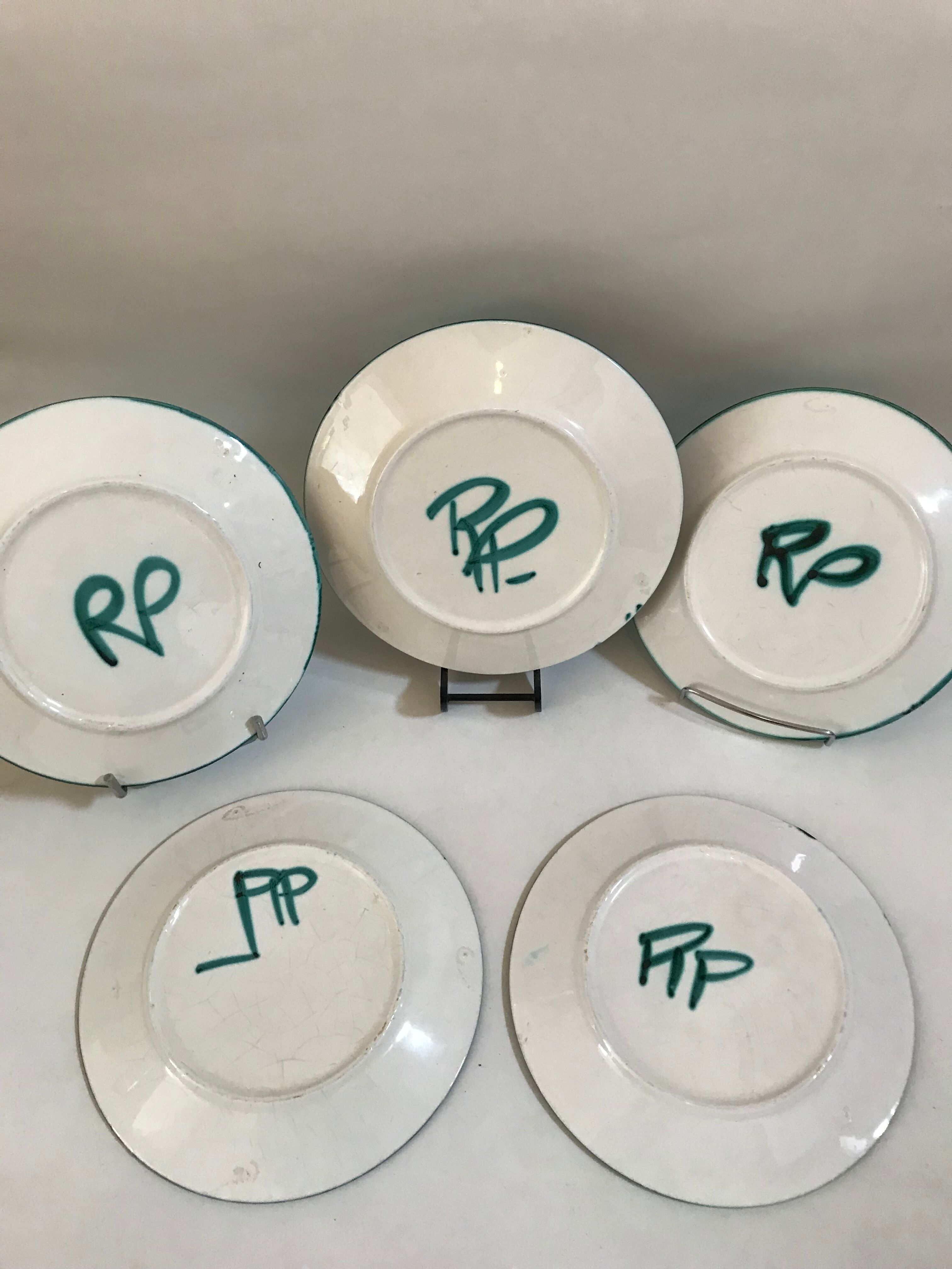 11 dessert plates Robert Picault