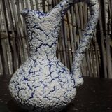 Small blue and white vase