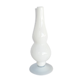 Vase haut opaline blanche