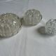 Lot 3 vases pique flowers VMC Reims