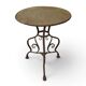 1900 wrought iron guéridon from Arras, St Sauveur