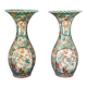 Pair of enamelled Japanese vases – Kutani, Japan, late 19th-early 20th century