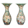 Pair of enamelled Japanese vases – Kutani, Japan, late 19th-early 20th century