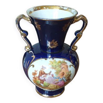 Royal Blue Fragonard Vase