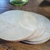 70's mother-of-pearl coaster