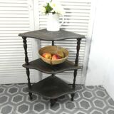 Wooden corner shelf, vintage