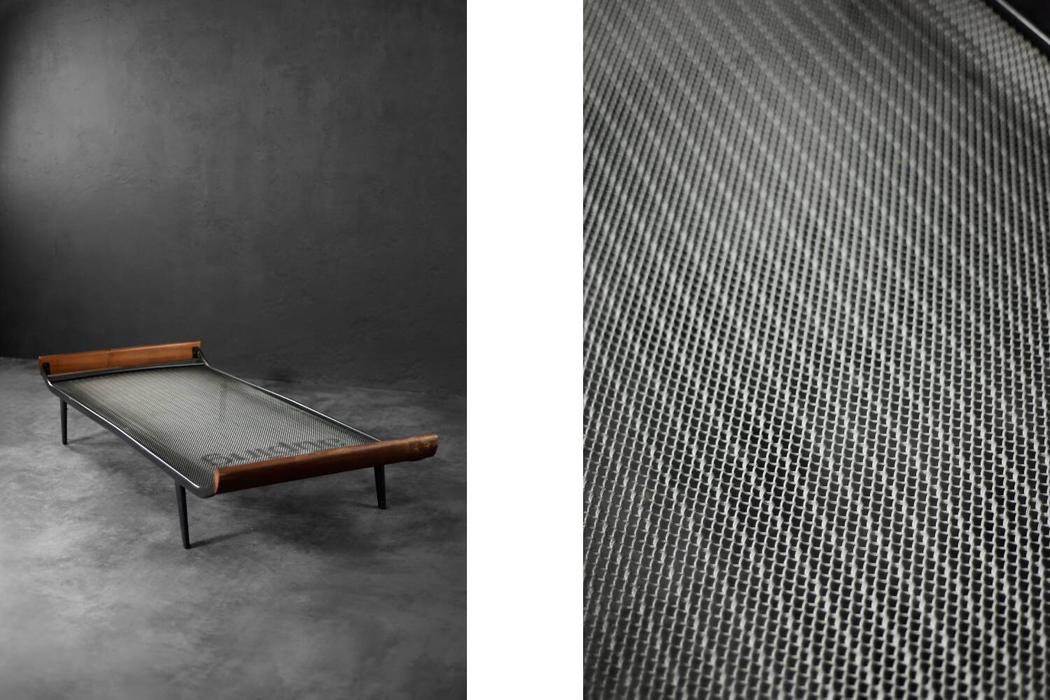 Vintage Mid-Century Dutch Modern Cleopatra Daybed for Auping